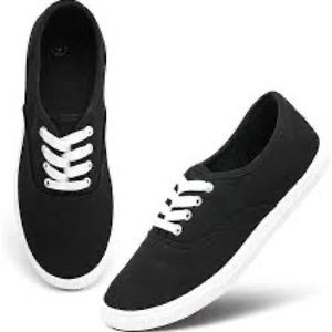 Size ten, target brand black lace shoes